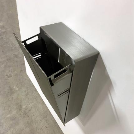 4110-LOKI hygienbox, 11 l, rostfritt stål