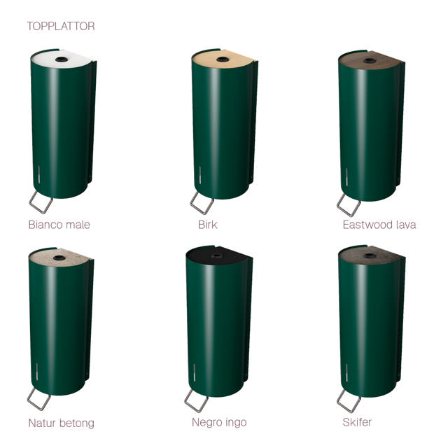 BJÖRK dispenser, tvål, manuellt betjänad, valfri RAL Classic