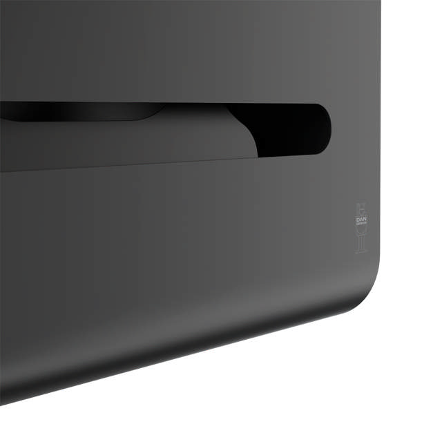 Pappersdispenser till BJÖRK skötbord, svart