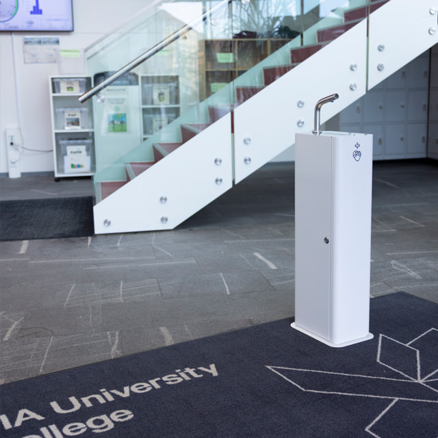 COLUMN, desinfektionspelare med adapter, vit