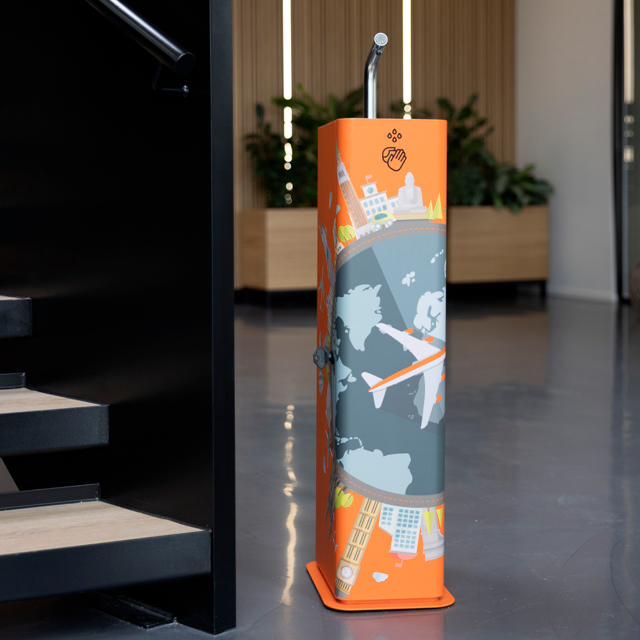 COLUMN, desinfektionspelare med adapter, vit